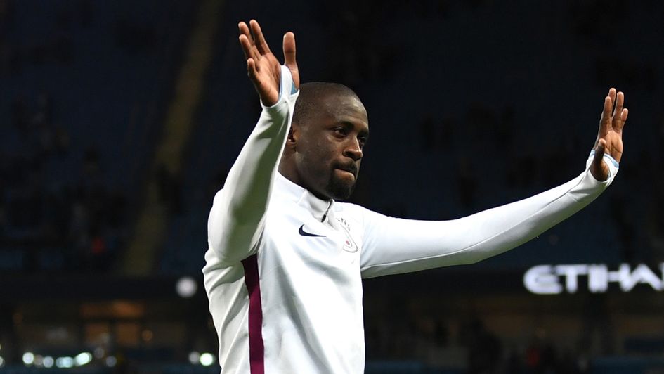Yaya Toure made an emotional farewell from Manchester City