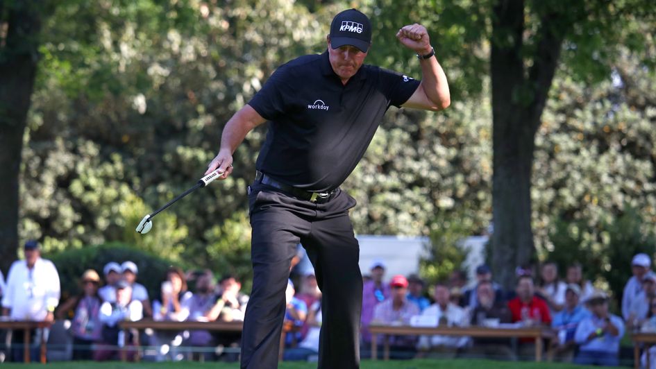 A sweet moment for Phil Mickelson