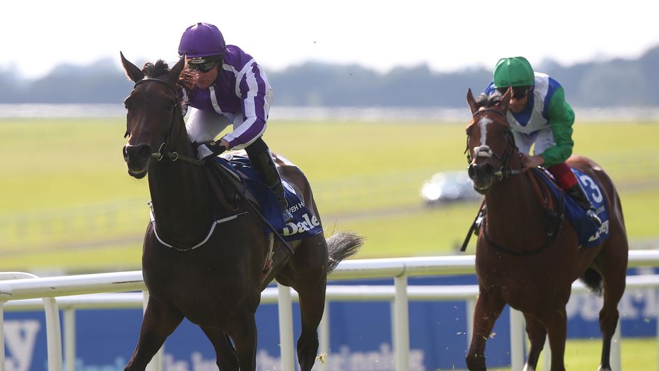 Seventh Heaven wins the Irish Oaks