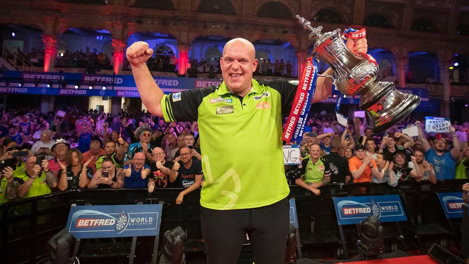 Michael van Gerwen wins the World Matchplay (Picture: Lawrence Lustig/PDC)