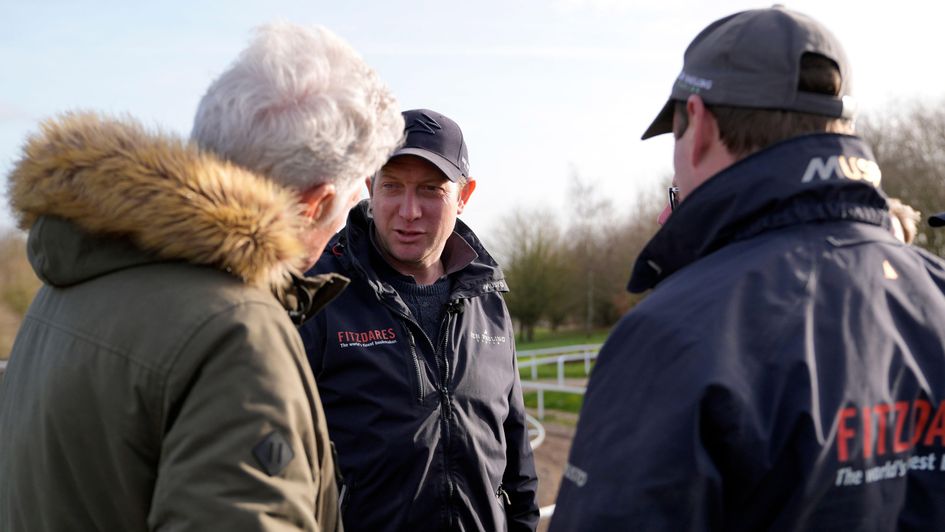 Ben Pauling in conversation at his media day