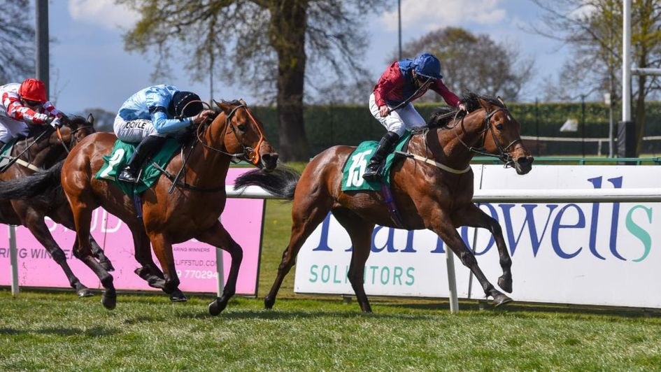Storting wins the Thirsk Hunt Cup (Pic courtesy of Thirsk Racecourse)