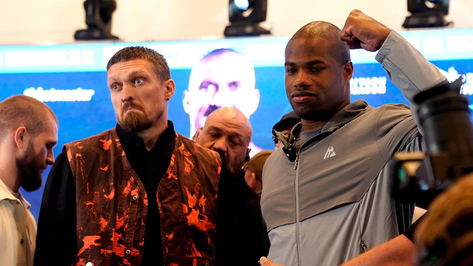 Oleksandr Usyk and Daniel Dubois