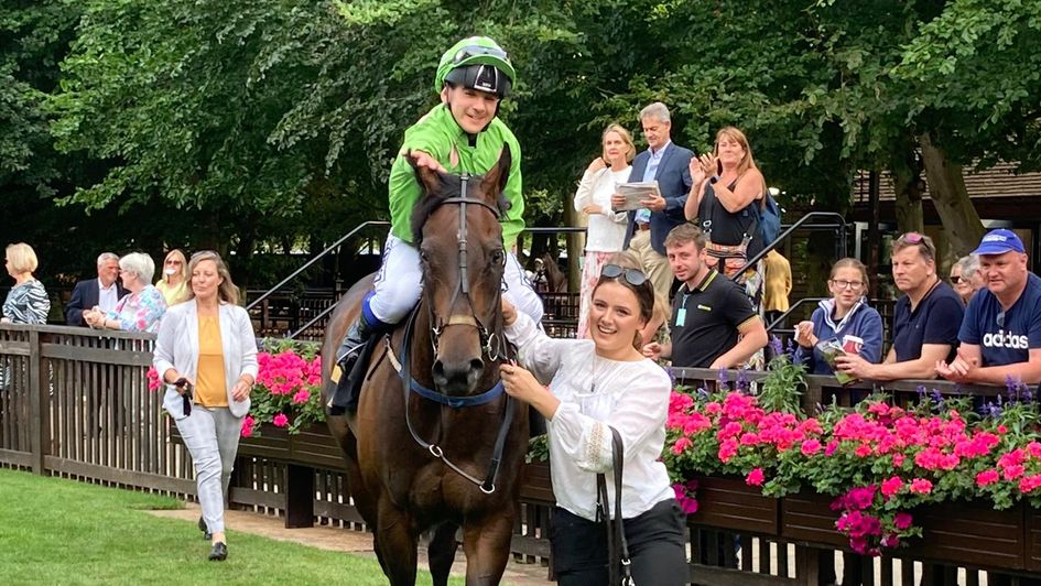 Marco Ghiani returns on his third winner of the day