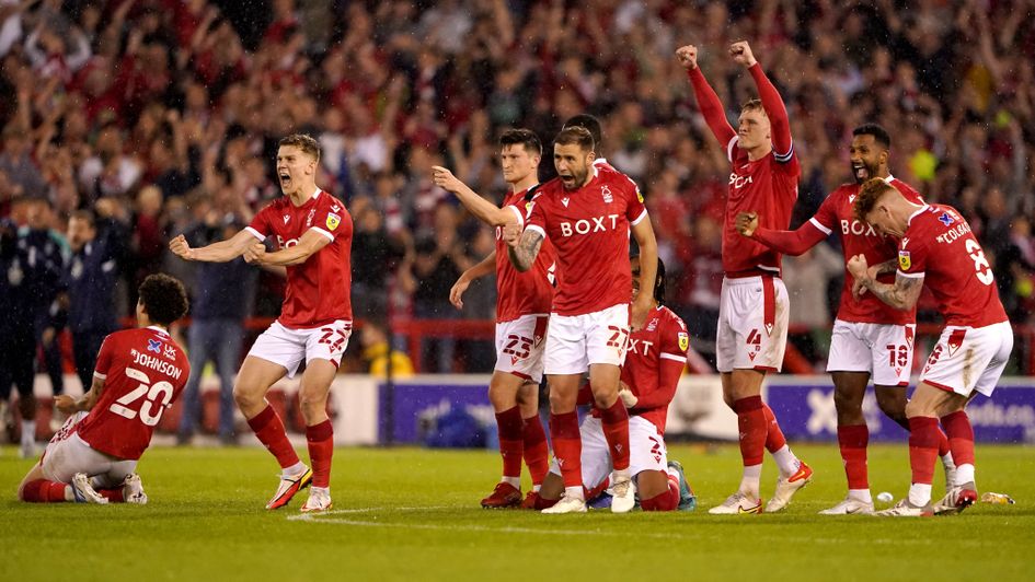 Nottingham Forest reached the play-off final after a tense penalty shootout win