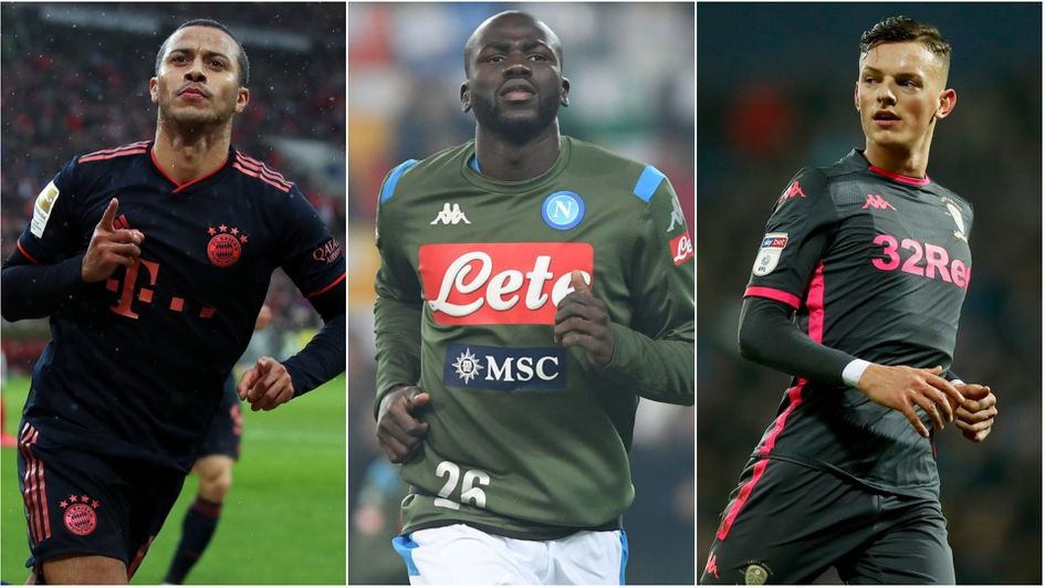 Thiago, Kalidou Koulibaly and Ben White (left to right) could all be on the move