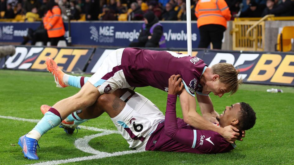Celebrations for Burnley
