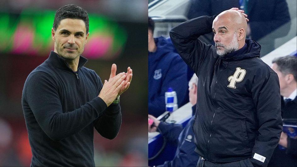 mikel arteta and pep guardiola