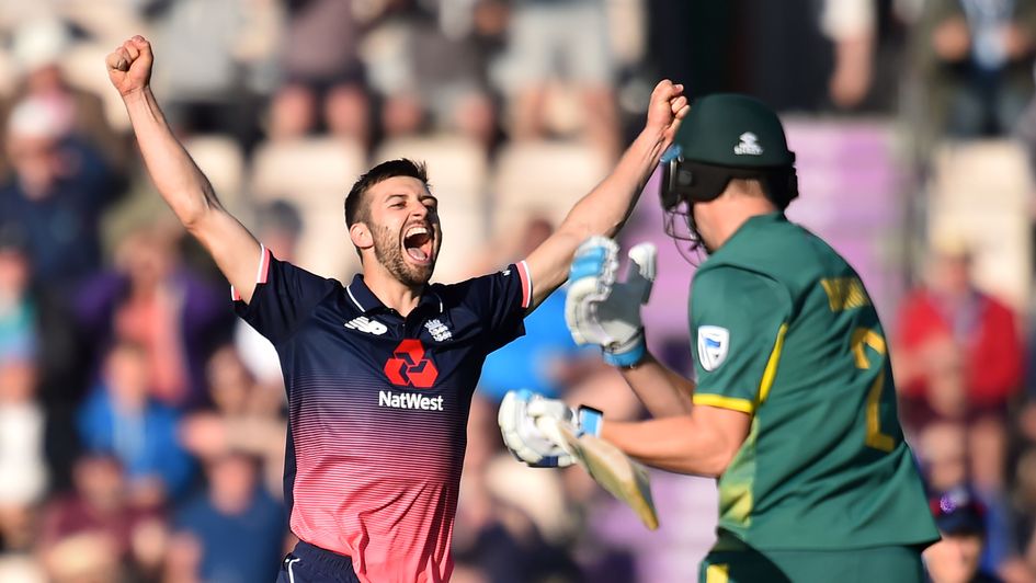 Mark Wood celebrates