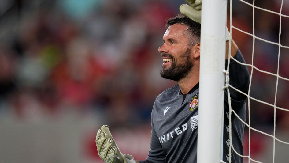 Ben Foster in action for Wrexham