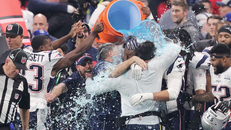 We will see a Gatorade shower at the end of the game