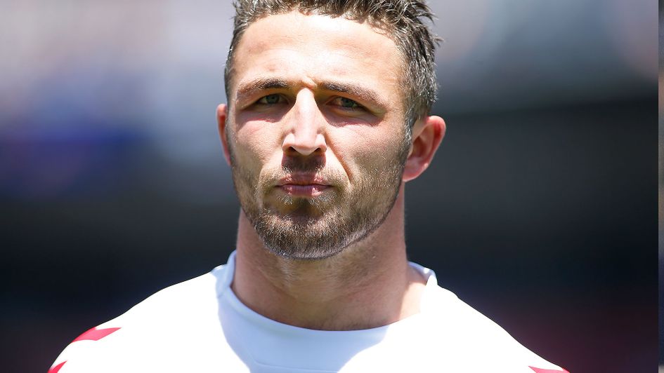 Sam Burgess plays in the NRL for South Sydney