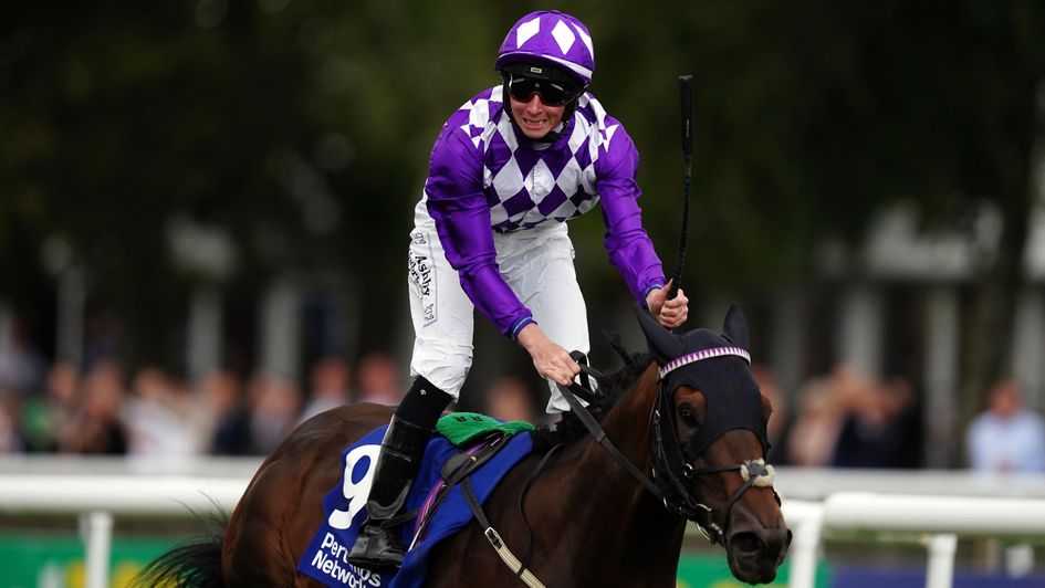 Rossa Ryan celebrates Shaquille's July Cup win