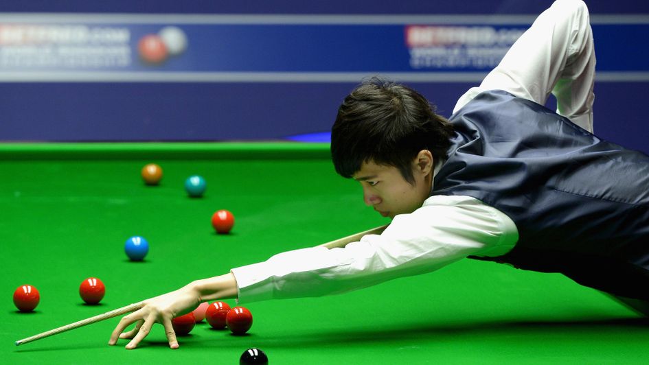 Cao Yupeng - hit a maximum against  Andrew Higginson