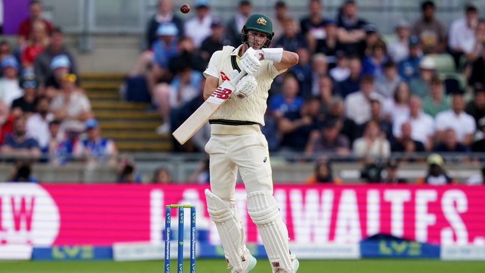 Pat Cummins evades another bouncer