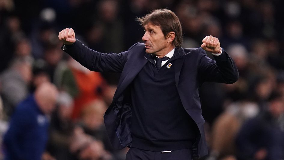 Antonio Conte celebrates another Spurs win