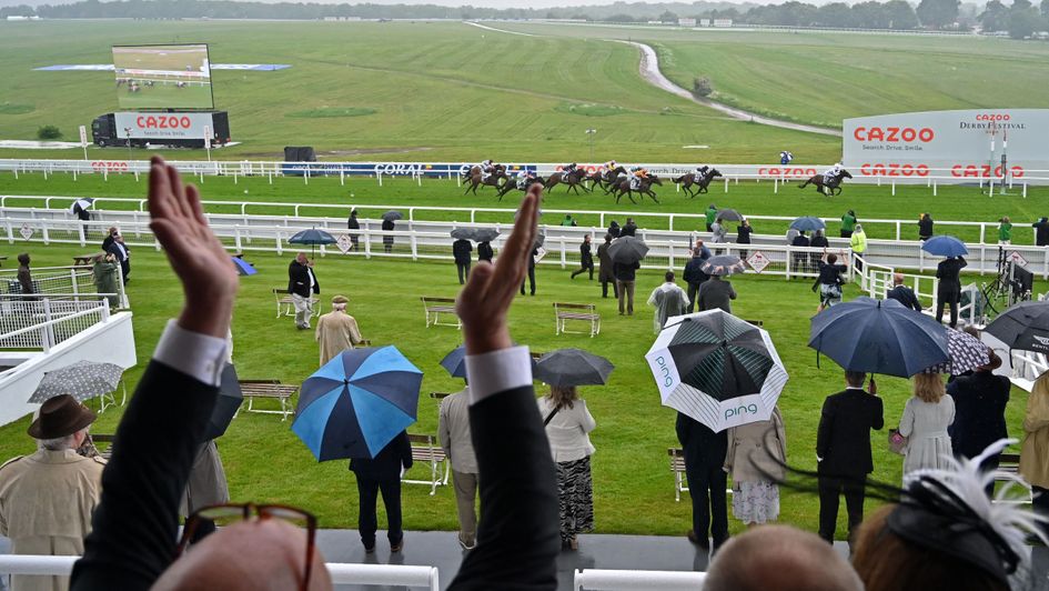 A view of the action from Epsom