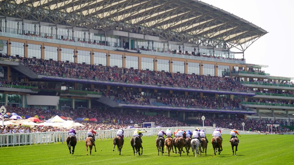 Action from the Albany Stakes at Royal Ascot