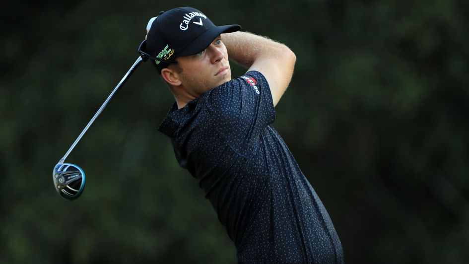 Talor Gooch: US golfer in action at the Houston Open