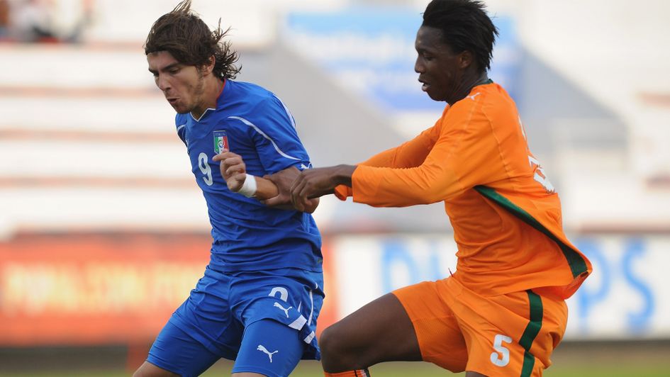 Samuel Yohou pictured in action for Ivory Coast at the Toulon Tournament in 2011