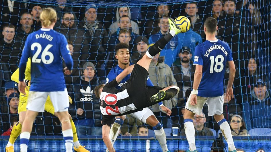 Florian Lejeune: Newcastle defender scores the first of two late goals against Everton