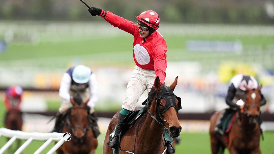 J J Slevin celebrates on Home By The Lee