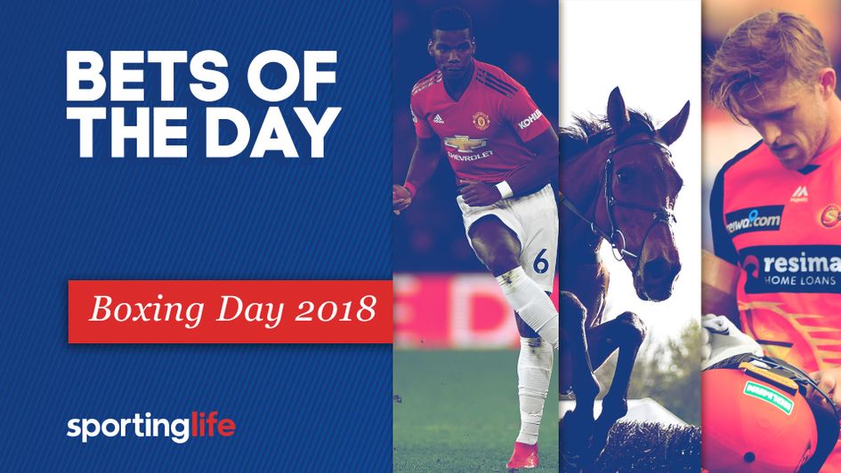Here are the team's best bets for Wednesday December 26 - better known as Boxing Day