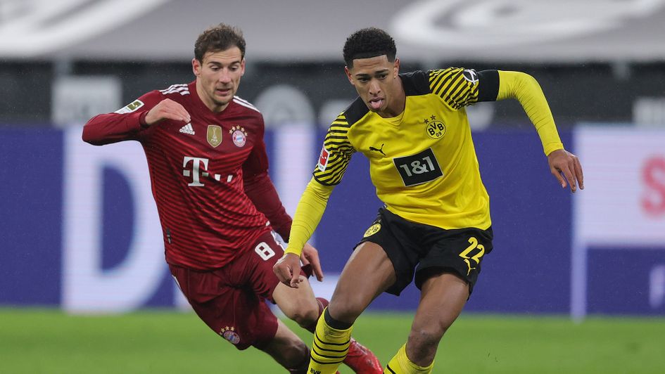 Jude Bellingham in action for Borussia Dortmund