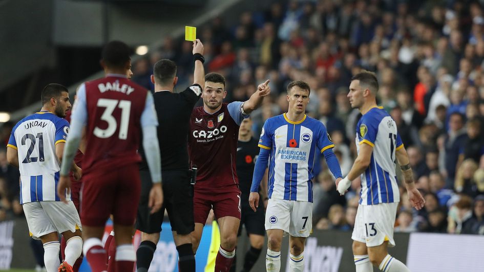 John McGinn getting booked last season