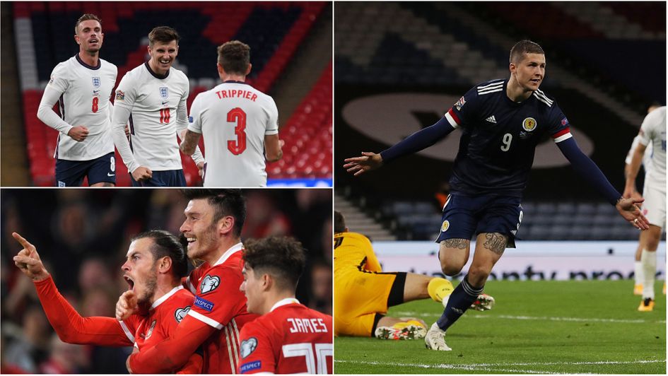 All of England, Wales and Scotland are in action tonight