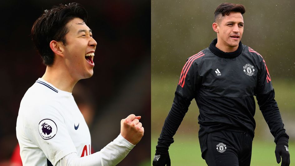 Heung-Min Son and Alexis Sanchez
