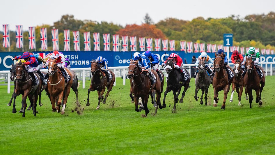 Action from the Balmoral Handicap