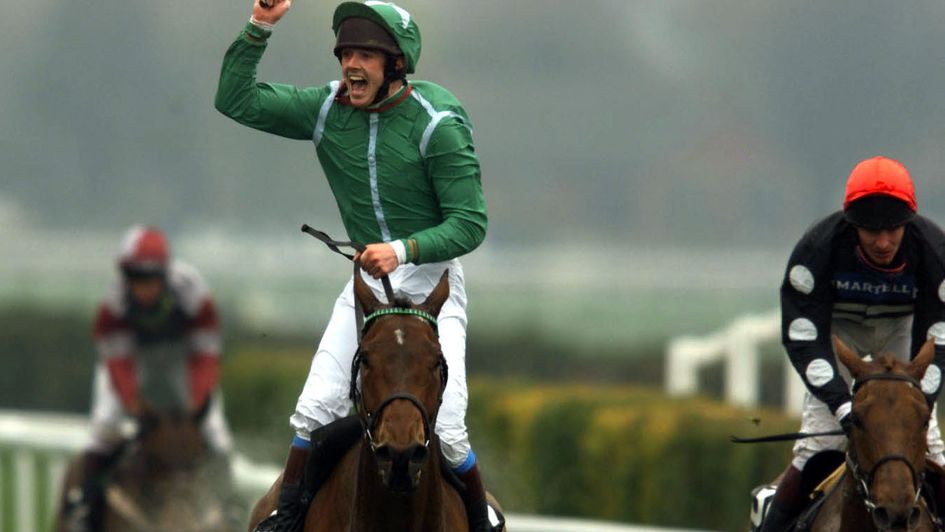 Papillon and a young Ruby Walsh win the National