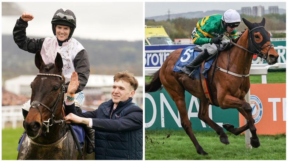 Slade Steel (left) and Mystical Power meet at Punchestown