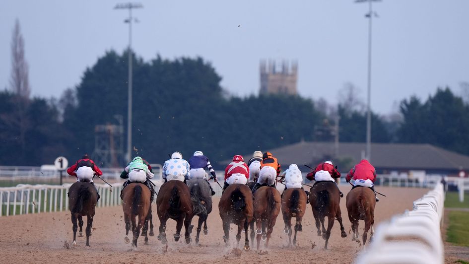 The runners dash for home at Southwell
