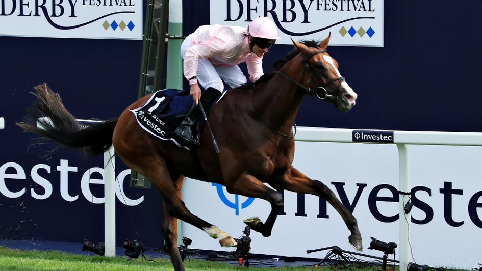 Anthony Van Dyck wins the Investec Derby