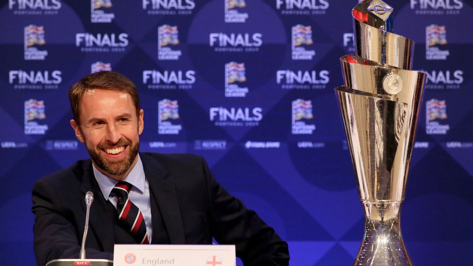 Gareth Southgate and the UEFA Nations League trophy