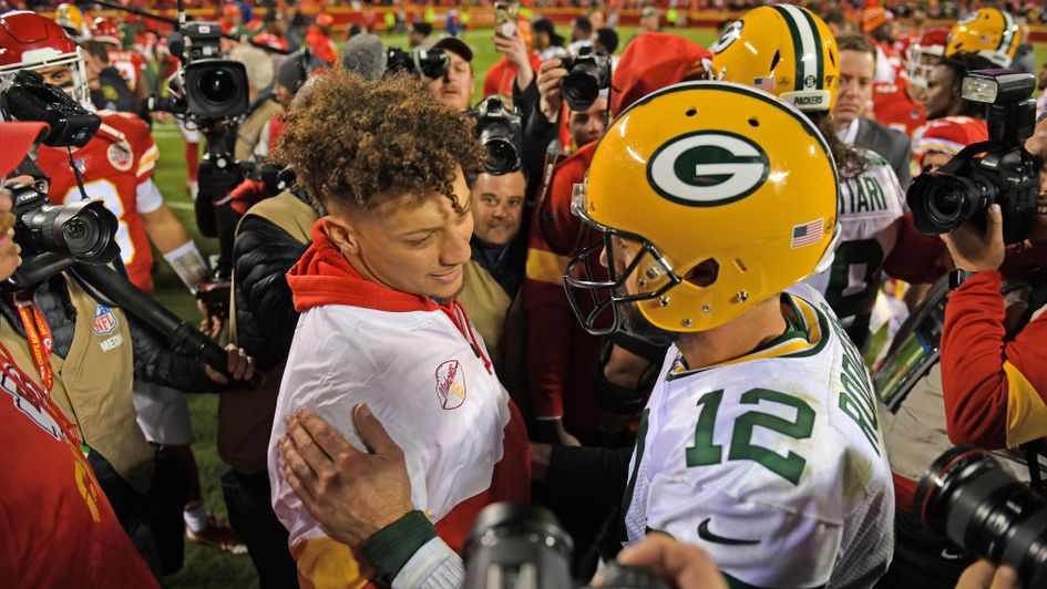 Aaron Rodgers v Patrick Mahomes is a battle to savour this weekend