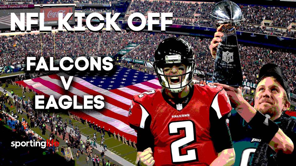 The Atlanta Falcons take on the Philadelphia Eagles in the NFL season opener