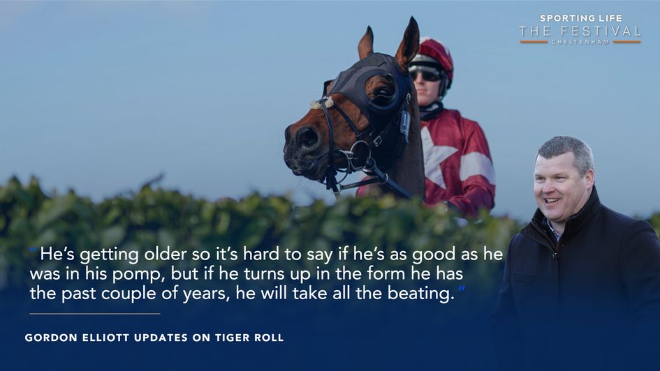Gordon Elliott on Tiger Roll
