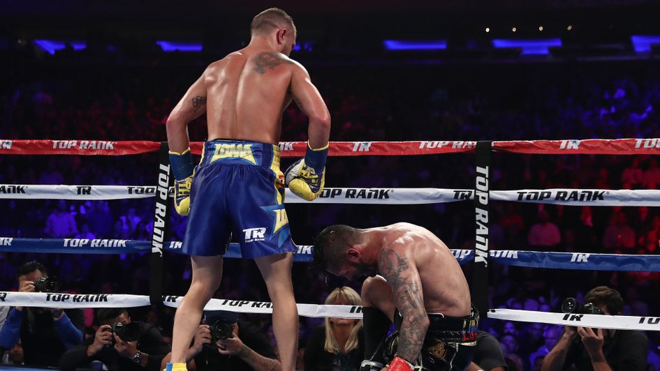 The moment of victory for Lomachenko in New York