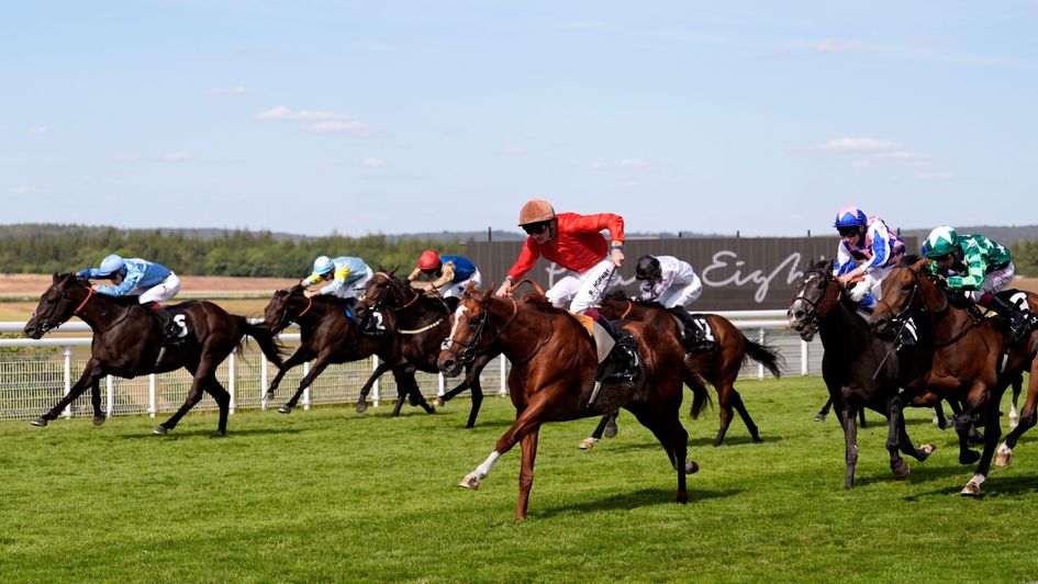 Ghost Mode (red) wins despite hanging at Goodwood