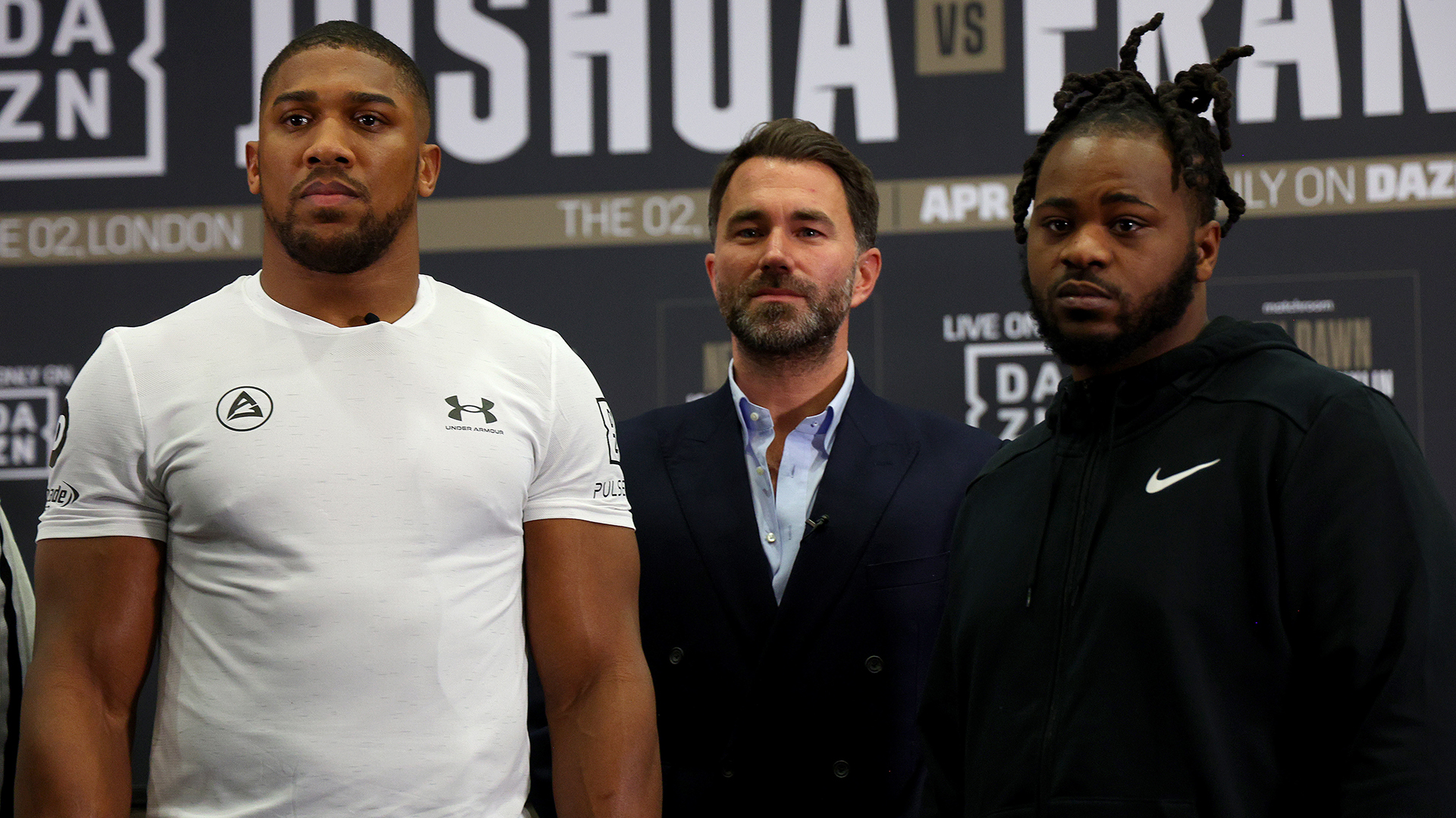 Anthony Joshua v Jermaine Franklin Heavyweight fight to be screened on DAZNs new TV channel on April 1