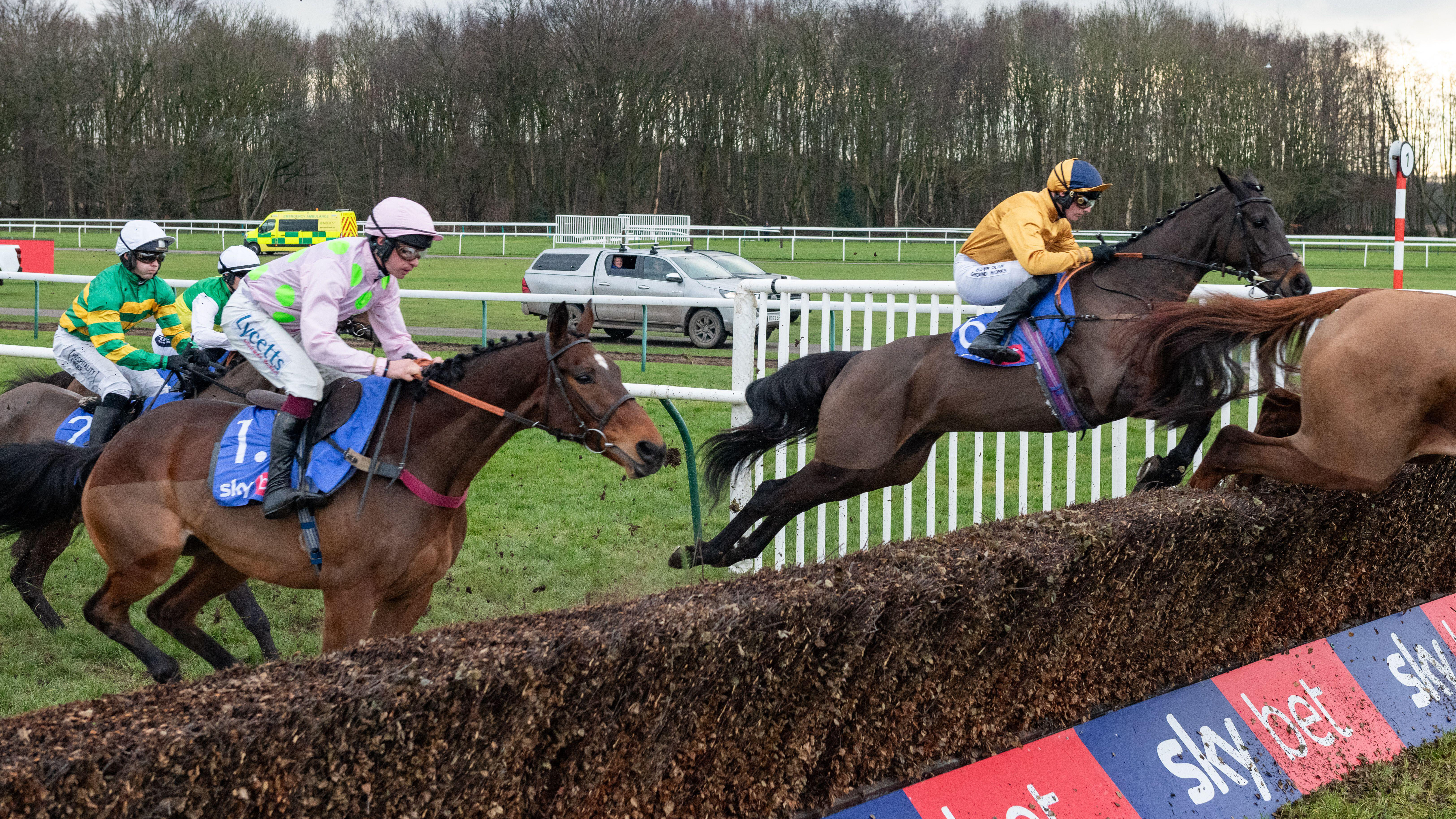 Imperial Saint on his way to winning the Peter Marsh