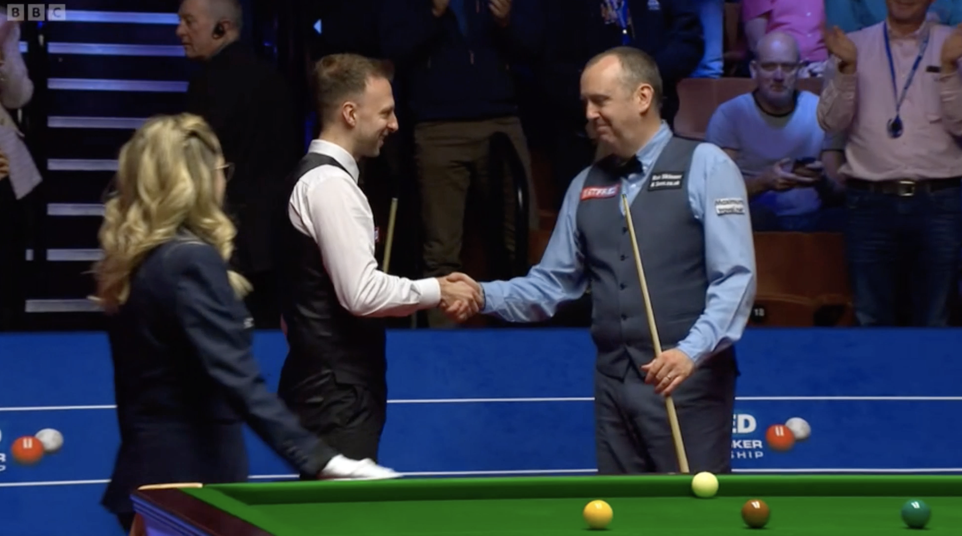 World Snooker results Mark Williams v Judd Trump latest news and frame scores from the Crucible