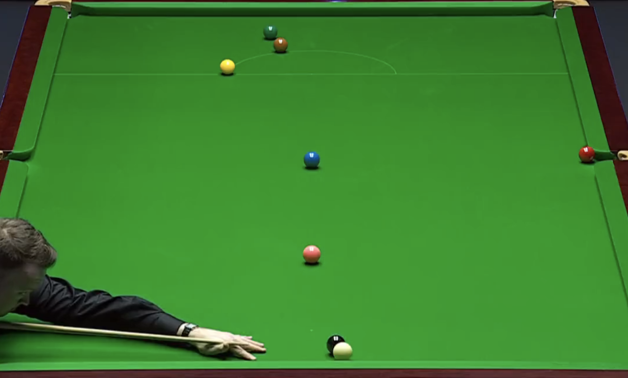Shaun Murphy potted the final red from this position