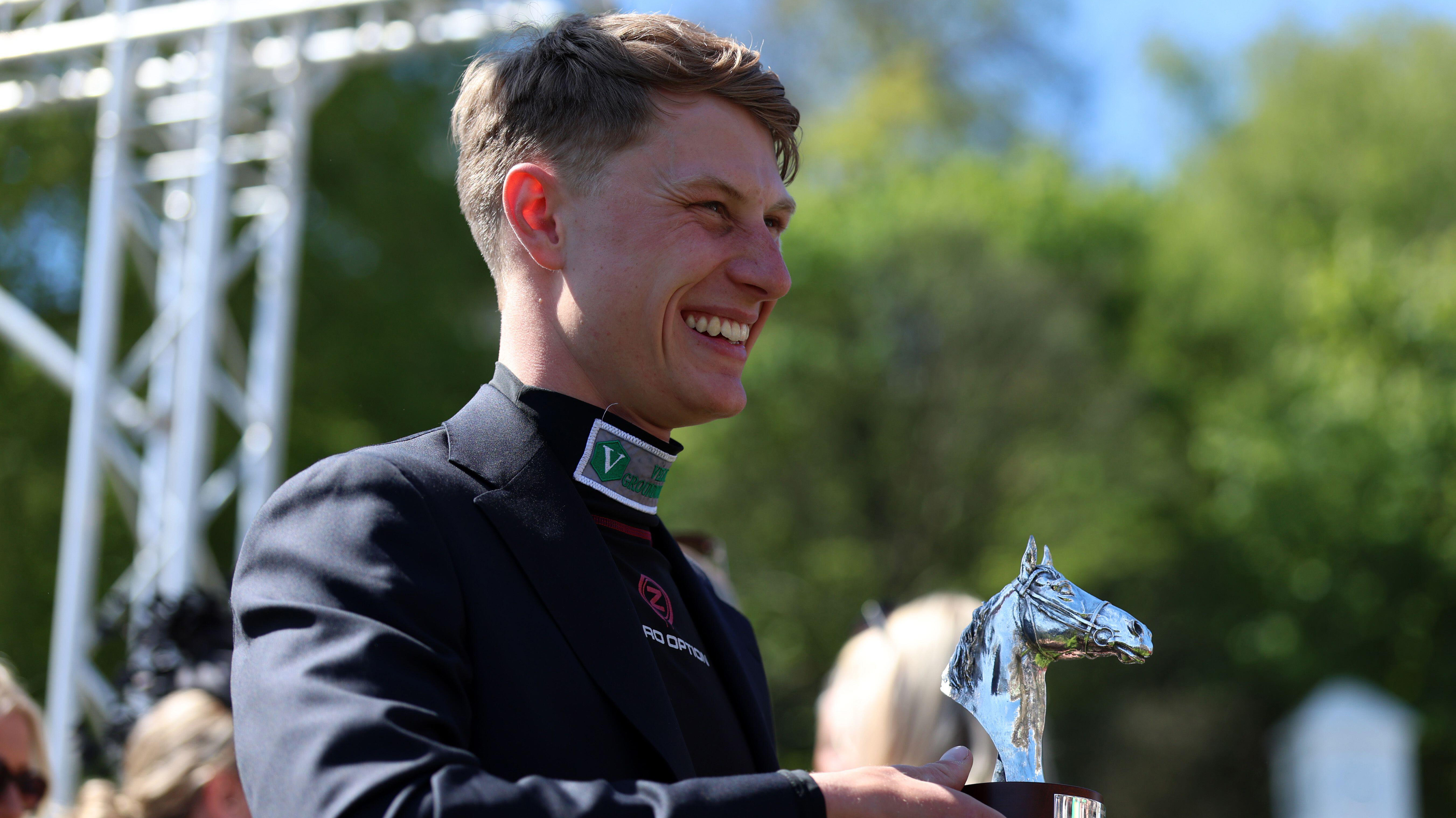 Tristan Durrell with his top conditional trophy