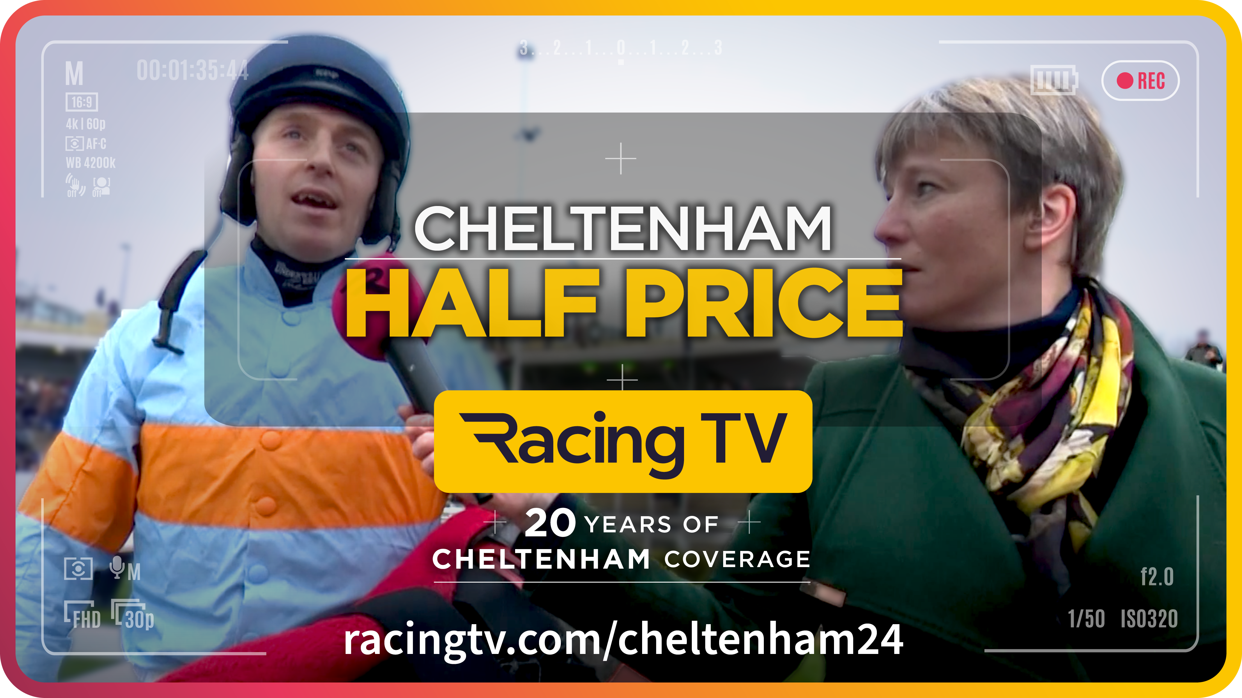 Half price Racing TV offer for Cheltenham
