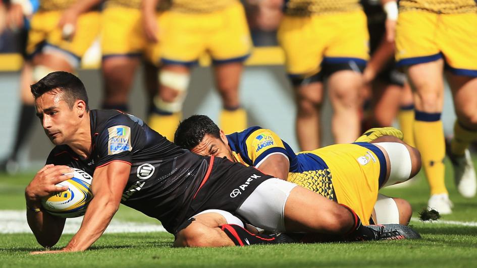 Lozowski in action for Saracens